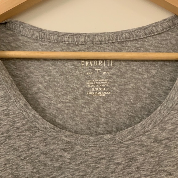 Grey American Eagle T-Shirt - Picture 2 of 3